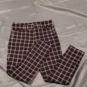 Women's Black and White Checkered Skinny Pants Old Navy PIXIE 😍